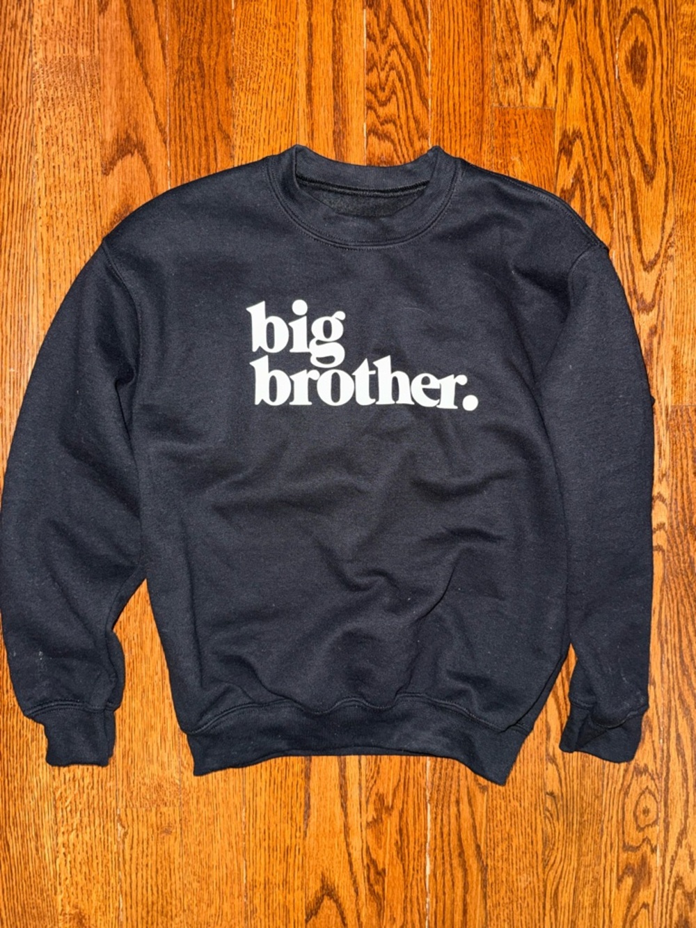 Big Brother Classic Logo Crewneck Sweater - Black